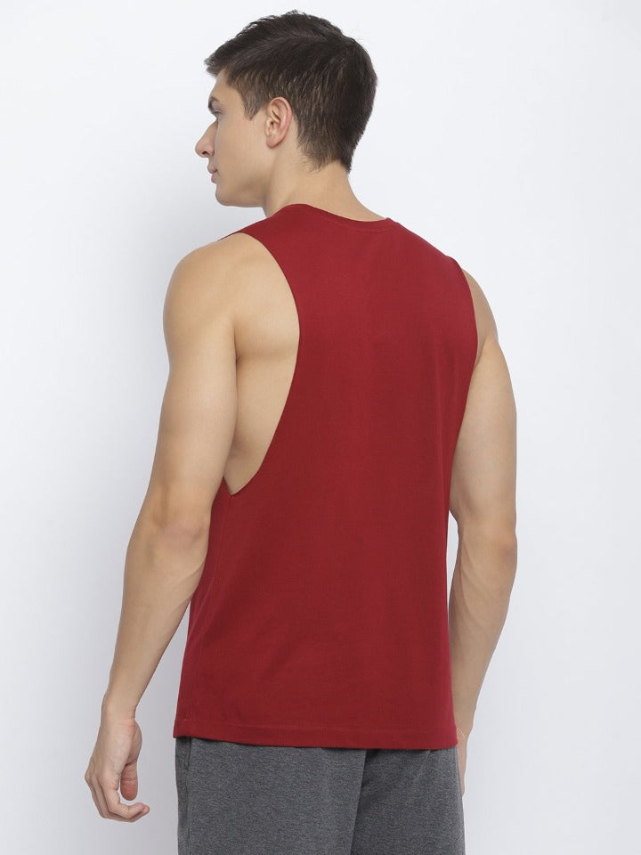 Arachion Titan Graphic Tank | Auburn Maroon