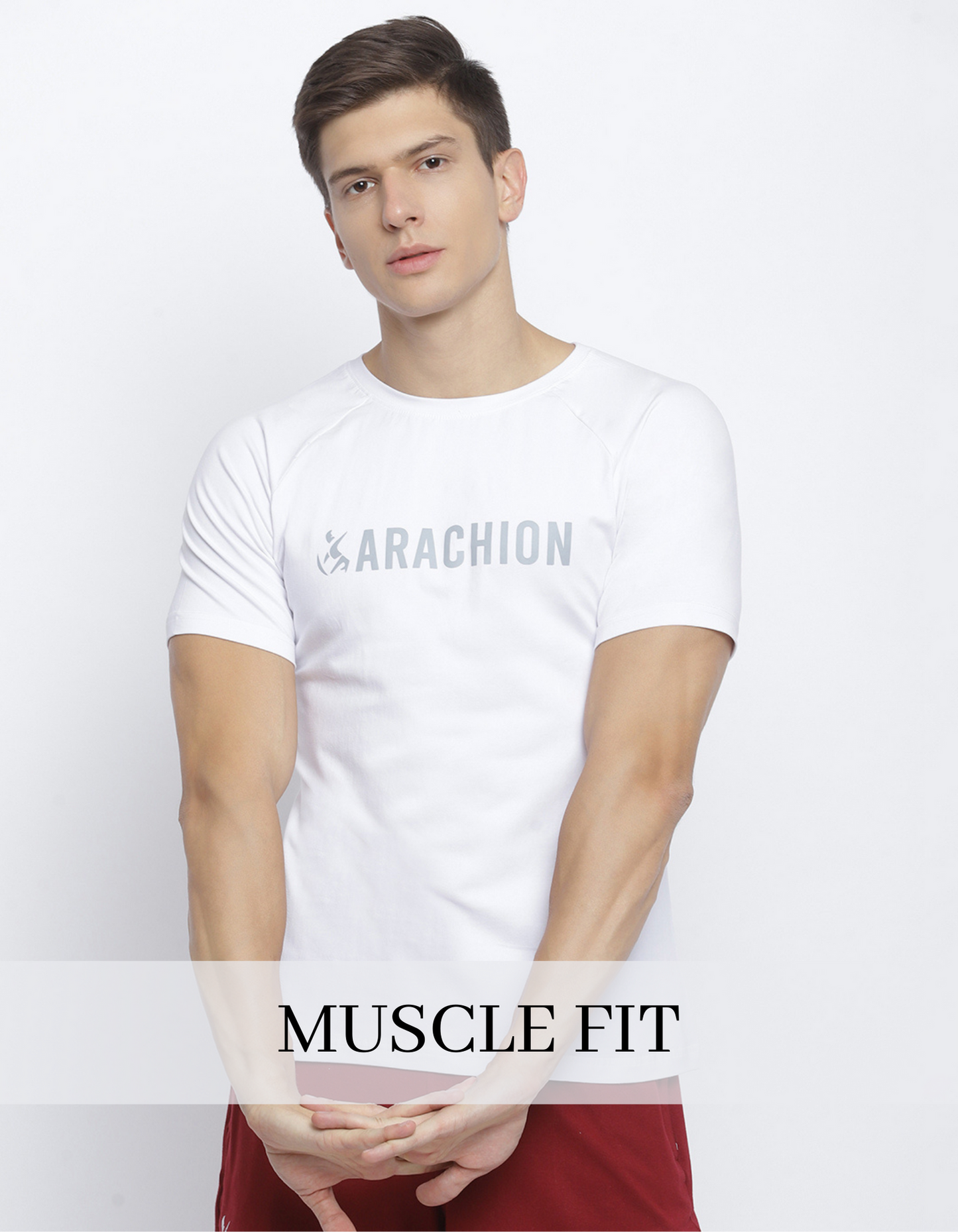 Arachion Phoenix Slim Fit T-shirt | Ivory White