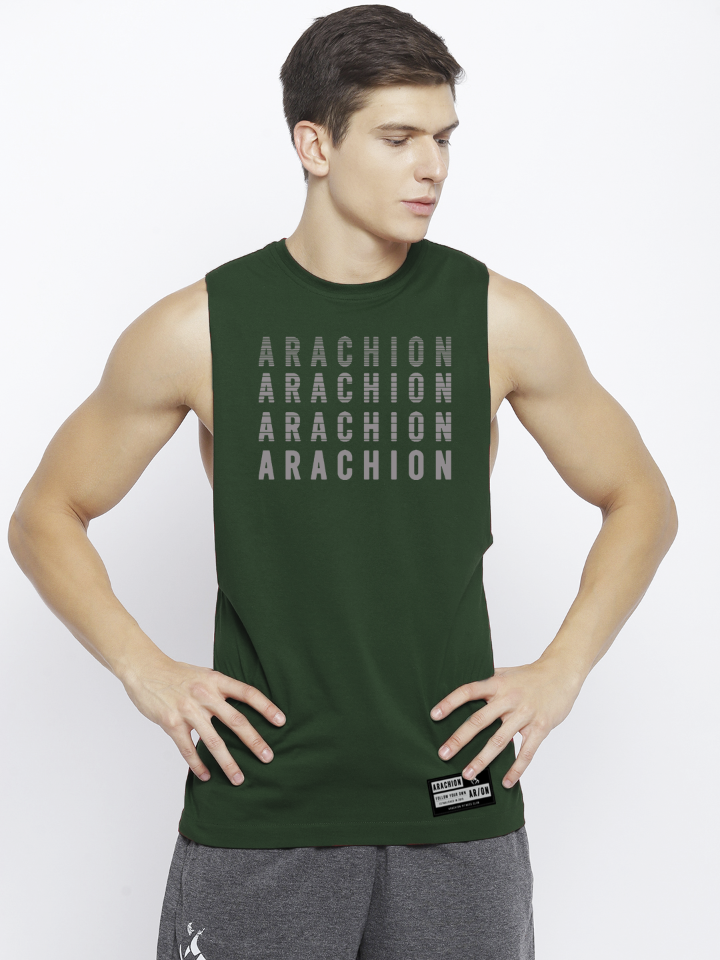 Arachion Titan Graphic Tank | Pine Green