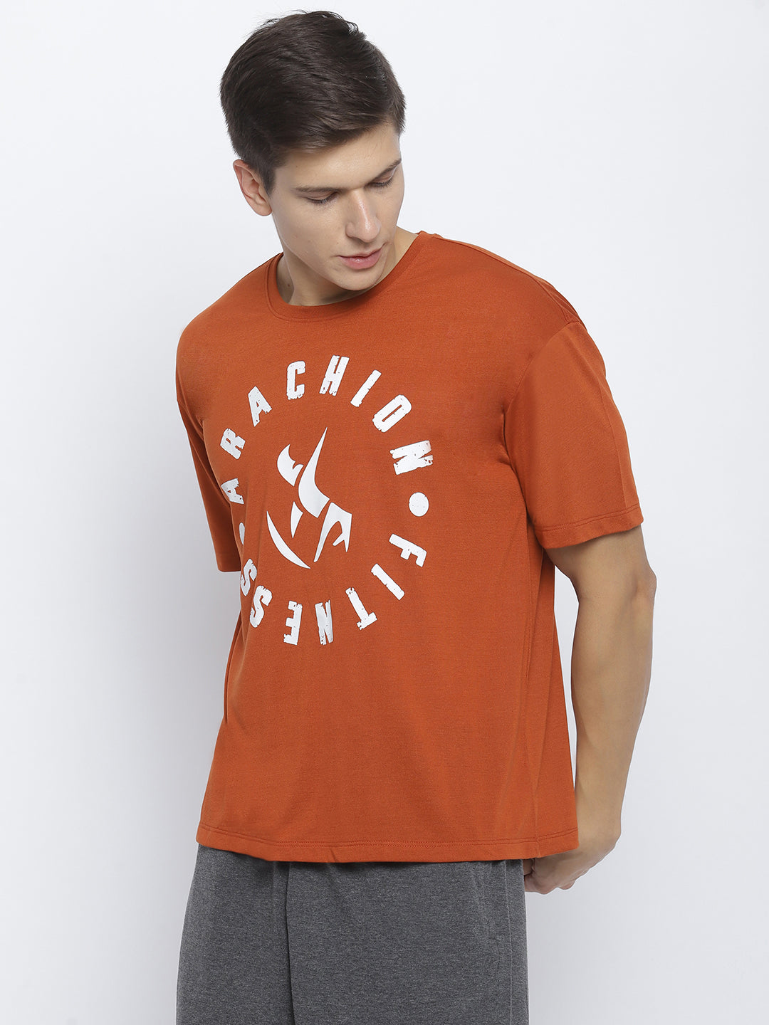 Arachion Censor Oversized T-shirt | Rust Orange