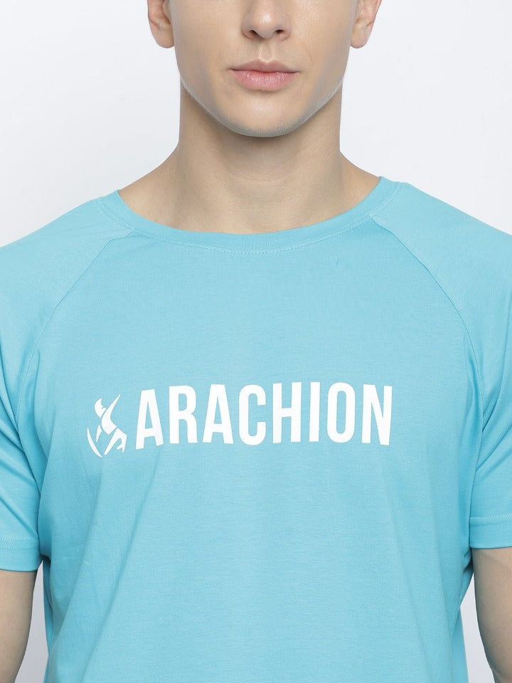 Arachion Phoenix Slim Fit T-shirt | Azure Blue